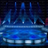 Blue Stage Background - darmowe png