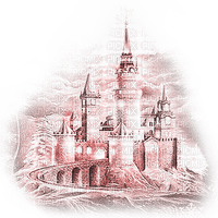 soave background transparent fantasy winter castle - 無料png