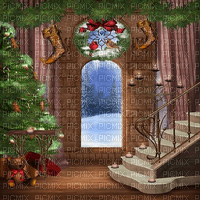 Y.A.M._New year Christmas background - gratis png