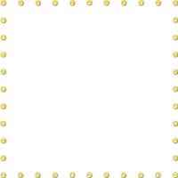 Yellow Pearl Frame - ilmainen png