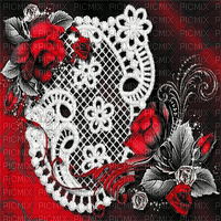 soave background animated vintage  black white red