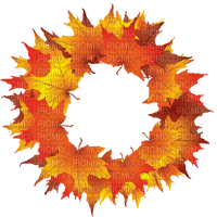 Fall Wreath-RM - png ฟรี
