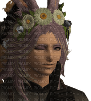 flower crown bunny boy - Free PNG