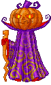 Pumpkin Wizard - GIF animado gratis