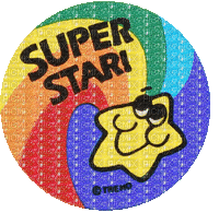 Super Star - GIF animasi gratis