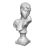 statue bust - Darmowy animowany GIF