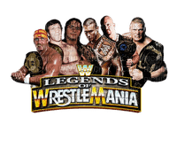 Kaz_Creations Wrestling Male Wrestler Logo Legends Of WrestleMania - png gratis