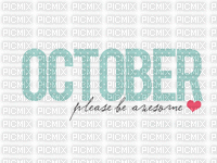 October - Free animated GIF