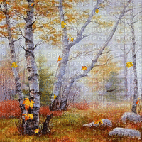 autumn forest animated bg