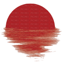 Kaz_Creations Rising Sun Red - Free PNG