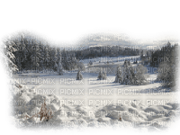 Winter paysage - ilmainen png