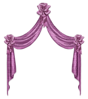Kaz_Creations Deco Curtains Pink - 免费PNG