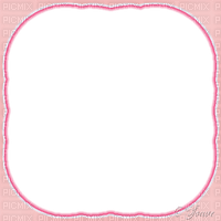 soave frame circle corner shadow pink - ücretsiz png