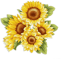 soave deco flowers sunflowers  branch  yellow - png ฟรี