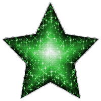 Green Star - GIF animasi gratis