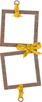 Kaz_Creations Deco Hanging Frames Dangly Things  Ribbons Bows  Colours - PNG gratuit