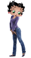 MMarcia gif jeans Betty Boop - ingyenes png