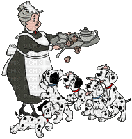 101 dalmatiens - Bezmaksas animēts GIF