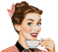 woman coffee - ingyenes png