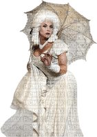 mujer con paraguas by EstrellaCristal - png ฟรี