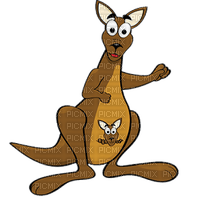 Kaz_Creations Cute Cartoon Kangaroo - ilmainen png