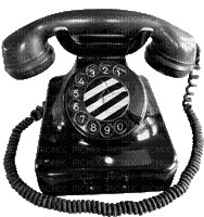rotary phone gif - Бесплатный анимированный гифка