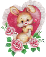 Kaz_Creations Valentine Deco Love Cute Bunnies Bunny - zdarma png