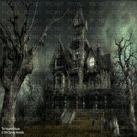 haunted house goth bg animated