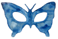 Masque papillon bleu - PNG gratuit