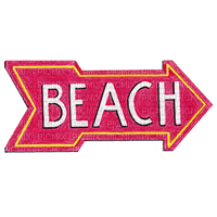 Kaz_Creations Beach-Sign - gratis png