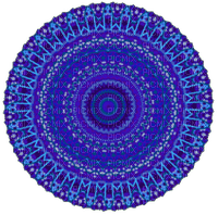 Blue Mandala.♥ - ilmainen png