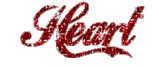 glitter red heart text - Free animated GIF