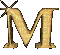 Kaz_Creations Alphabets Glitter Sparkle Letter M - Free animated GIF