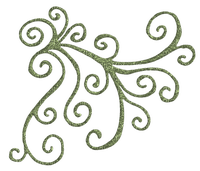 Green Swirls-RM - PNG gratuit