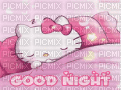 Hello Kitty good night BG GIF