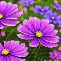 Purple Flowers - δωρεάν png
