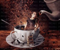 maj femme café - nemokama png