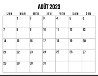 loly33 calendrier  aout 2023 - png gratis