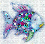 Rainbow Fish - Free animated GIF