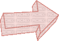 pink arrow - GIF animé gratuit