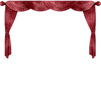 red curtain - zdarma png