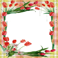 flowers frame by nataliplus - png ฟรี