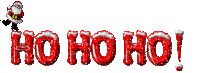 hohoho text gif noel - Bezmaksas animēts GIF