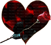 Coeur.Red.Rose.Love.heart.Victoriabea - Bezmaksas animēts GIF