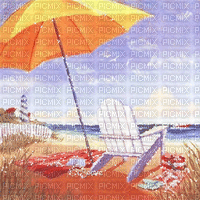 soave background animated summer umbrella beach - Free animated GIF