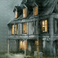 A Spooky Looking House - nemokama png