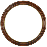 round-frame-frames-brown - PNG gratuit