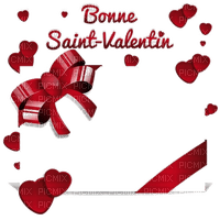 loly33 St-Valentin frame texte red - darmowe png