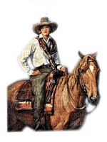 Vintage Cowgirl - Free PNG