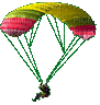 parachute - Бесплатный анимированный гифка